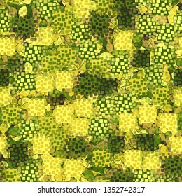 Seamless pattern. An abstract texture containing inflated squares with variable transparency.
The background consists of dumbbell-shaped forms with a stroke.