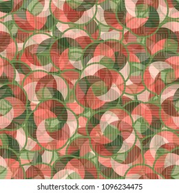 Seamless pattern. Abstract texture. Multicolored background. Four-sided elements. Easily editable.