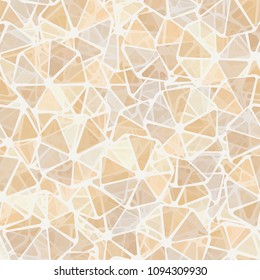 Seamless pattern. Abstract texture. Rounded heptagons are divided into sectors. Fashionable motley camouflage for people who are having a rest.