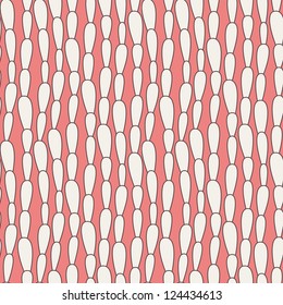 Seamless pattern. Abstract texture with vertical hand drawn chains