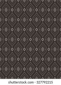Seamless pattern. Abstract textured background. Modern stylish texture. Endlessly repeating elegant ornament with ornamental shapes. Vector element of graphic design