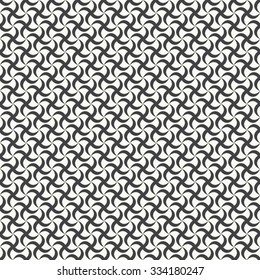 Seamless pattern. Abstract textured background. Modern stylish texture. Regularly repeating elegant ornament with crossed zigzags. Vector element of graphical design