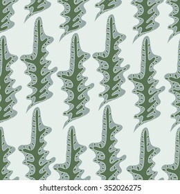 Seamless pattern with abstract trees