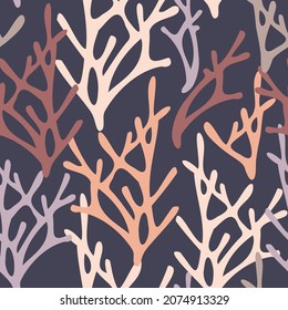 Seamless pattern. Abstract trendy doodle in organic freehand matisse art style. Various Shapes and objects. Contemporary modern icons templates for posters, Social media. Vector