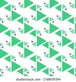 Seamless pattern abstract triangle background. Dynamic triangle shapes compositions. Flat and clean style. Applicable for any graphic works.