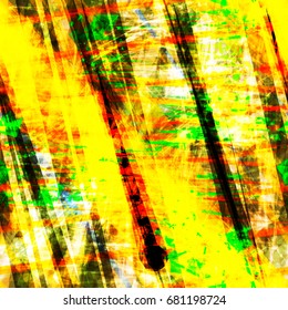 Seamless pattern. Abstract vector background. Grunge golden texture from diagonal stripes