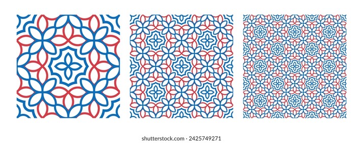 Seamless pattern, Abstract vector pattern decorative graphic design card, gift wrapping paper, wallpaper, background for your design