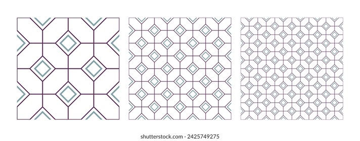 Seamless pattern, Abstract vector pattern decorative graphic design card, gift wrapping paper, wallpaper, background for your design