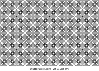 Seamless pattern with abstract vector, Geometric pattern