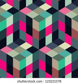 Padrão contínuo. Ilustração vetorial abstrata.