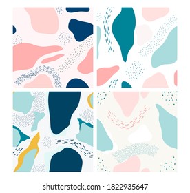 Seamless pattern with abstract . vector illustration.