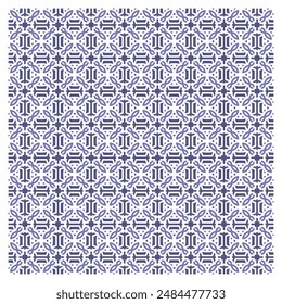 Seamless pattern abstract vintage geometric wallpaper vector illustration