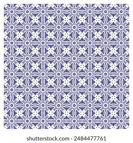 Seamless pattern abstract vintage geometric wallpaper vector illustration