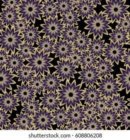 Seamless pattern. Abstract wallpaper. Drawing for textiles.