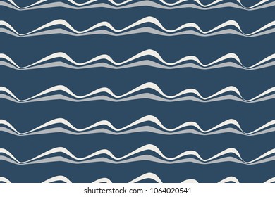 Seamless pattern of the abstract waves