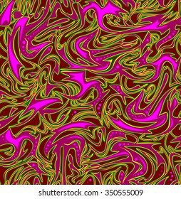 Seamless pattern with abstract waves, vector image