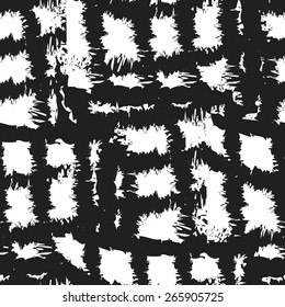 Seamless pattern abstract. White and black 1