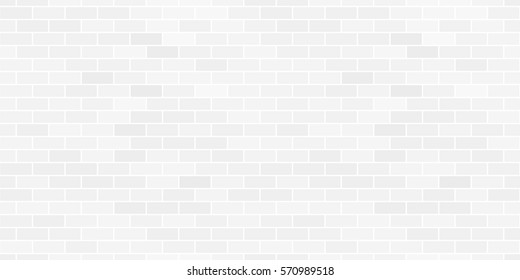 Seamless pattern of the abstract white brick wall