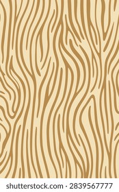seamless pattern with abstract wood texture vector illustration beige brown organic lines background natural wood grain design graphic element template