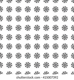 Seamless pattern. Abstract wrapping paper surface. Simple stylish texture with regularly repeating geometrical shapes, striped circles. Vector element of graphical design