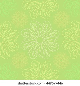 seamless pattern abstraction. feathers, leaves background