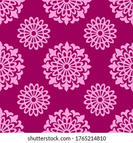 seamless pattern, abstraction in monochrome colors, mandala, ornament for wallpaper and fabric, wrapping paper, background for different designs