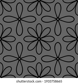 seamless pattern, abstraction in monochrome colors, ornament for wallpaper and fabric, wrapping paper, background for different designs