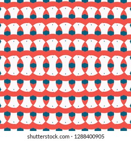 Seamless pattern. Abstraction. Red and white. vector. The background