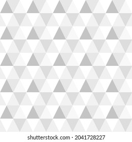 Seamless pattern. abstraction of regular triangular geometric shapes isolated on white background. vector illustration