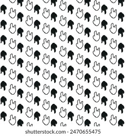 Seamless pattern of adorable animals with tiny icon on the bus background. Diamond shape. Crocodile, dog, bear, pig, rabbit hand drawn. Kawaii Vector Illustration
