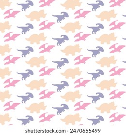 Seamless pattern of adorable animals with tiny icon on the bus background. Diamond shape. Crocodile, dog, bear, pig, rabbit hand drawn. Kawaii Vector Illustration