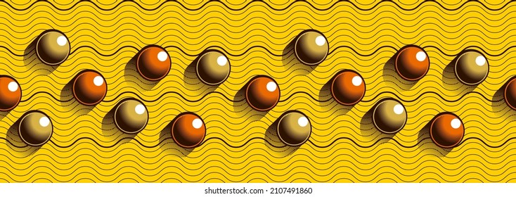 seamless pattern of african textile art, circle abstract image and background, fashion artwork for print, vector file eps10.