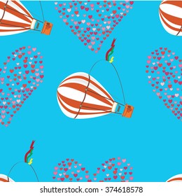 Seamless   pattern air  ballon