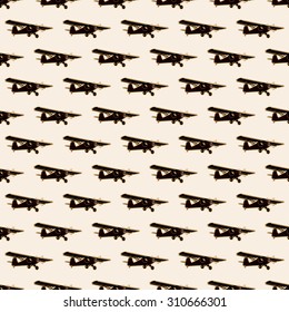 seamless pattern with airplane for design fabric,backgrounds, package, wrapping paper, covers, fashion