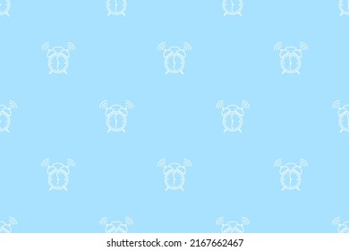 Patrón sin inconvenientes de los relojes de alarma. Fondo sobre el tema de los relojes, relojes de alarma.