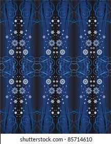 Seamless pattern. All elements and textures are individual objects. Vector illustration scale to any size.
