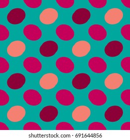Seamless pattern with alternate geometric elements. Beautiful abstract illustration.