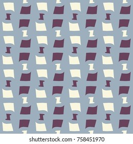 Seamless pattern with alternate geometric elements.