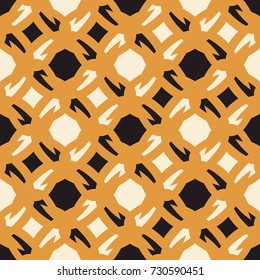 Seamless pattern with alternate geometric shapes.