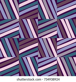 Seamless pattern with alternate geometric stripes.