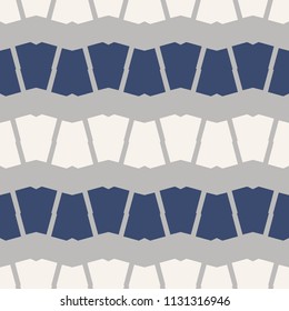 Seamless pattern with alternating geometric shapes.