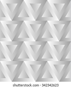 Seamless pattern with alternating triangles. Vector art.