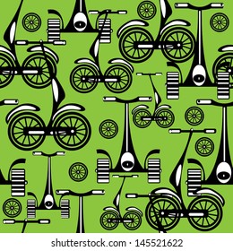 seamless pattern alternative vehicle 