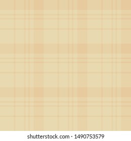 Seamless pattern in amazing beige colors for plaid, fabric, textile, clothes, tablecloth and other things. Vector image. 