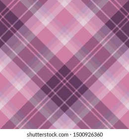 Seamless pattern in amazing bright pink and purple colors for plaid, fabric, textile, clothes, tablecloth and other things. Vector image. 2