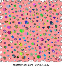 
Seamless pattern amazing super cute abstract and nice picture. Vector illustration.