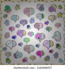 Seamless pattern amazing super cute abstract and nice picture. Vector illustration.