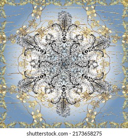 Patrón sin brillo asombroso súper lindo, abstracto y bonito cuadro. Ilustración vectorial. Vintage. Flores.
