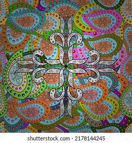 Seamless pattern amazing super cute abstract and nice picture. Vector illustration.