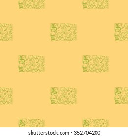 Seamless pattern with American Indians art and ethnic ornaments for your design